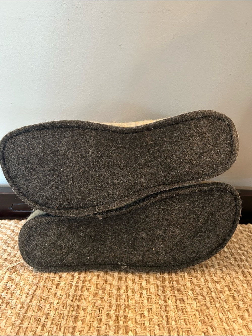 Sanita Felted Wool Ankle Slippers Size 9 Soft Sole Boho Artsy Hippie Casual - Picture 6 of 6